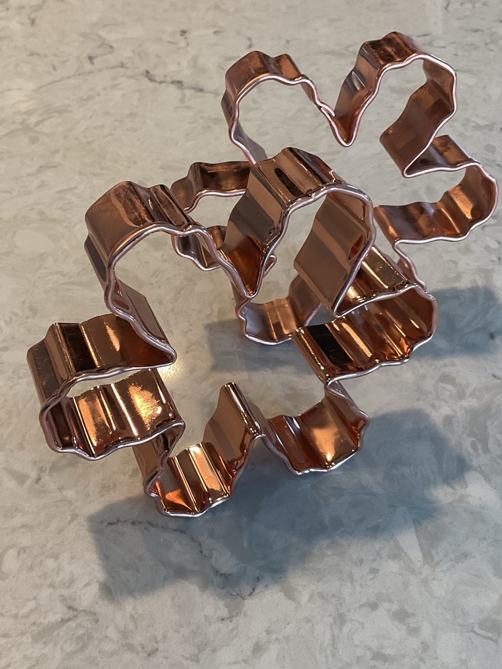 Copper Snowflake Cookie Cutters, Set of 2 - Farm House Cottagecore